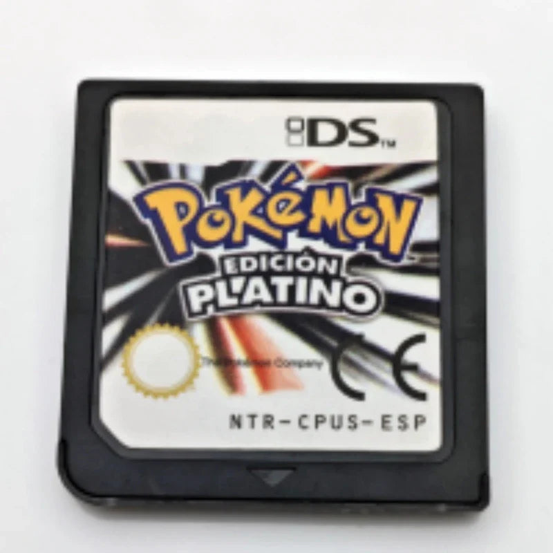 DS Games Cartridge – Pokemon Series HeartGold, SoulSilver, Diamond, Platinum, Pearl, Multilingual for NDS/2-3DS Consoles