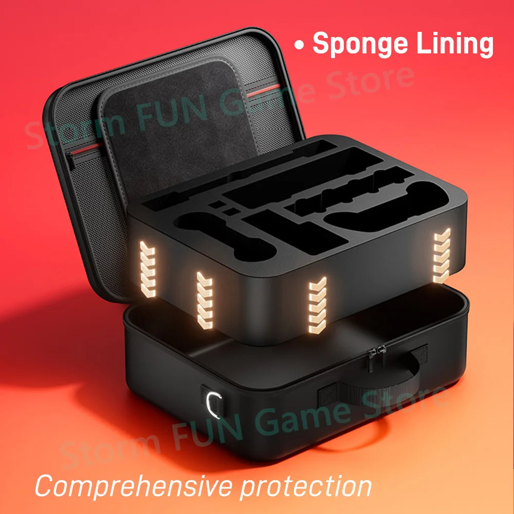 All-in-One 2025 Switch 2 Large Storage Case – Waterproof EVA Hard Carrying Bag for Mario Accessories