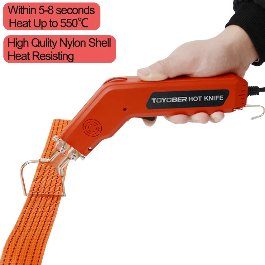 Electric Fabric Cutter Kit – Hot Knife for Ribbon, Webbing, Belt, Cloth, and Rope Cutting
