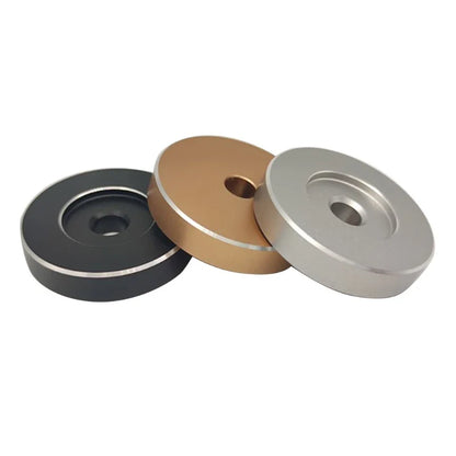 45 RPM Aluminum Adapter — Dome 7-Inch Vinyl Record Converter for All Turntables