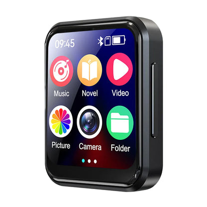 MP3 Music Player with Bluetooth 5.4 - HiFi MP4 Walkman, Full Touch Screen, Built-in Speaker, Recorder, Camera, FM & E-book