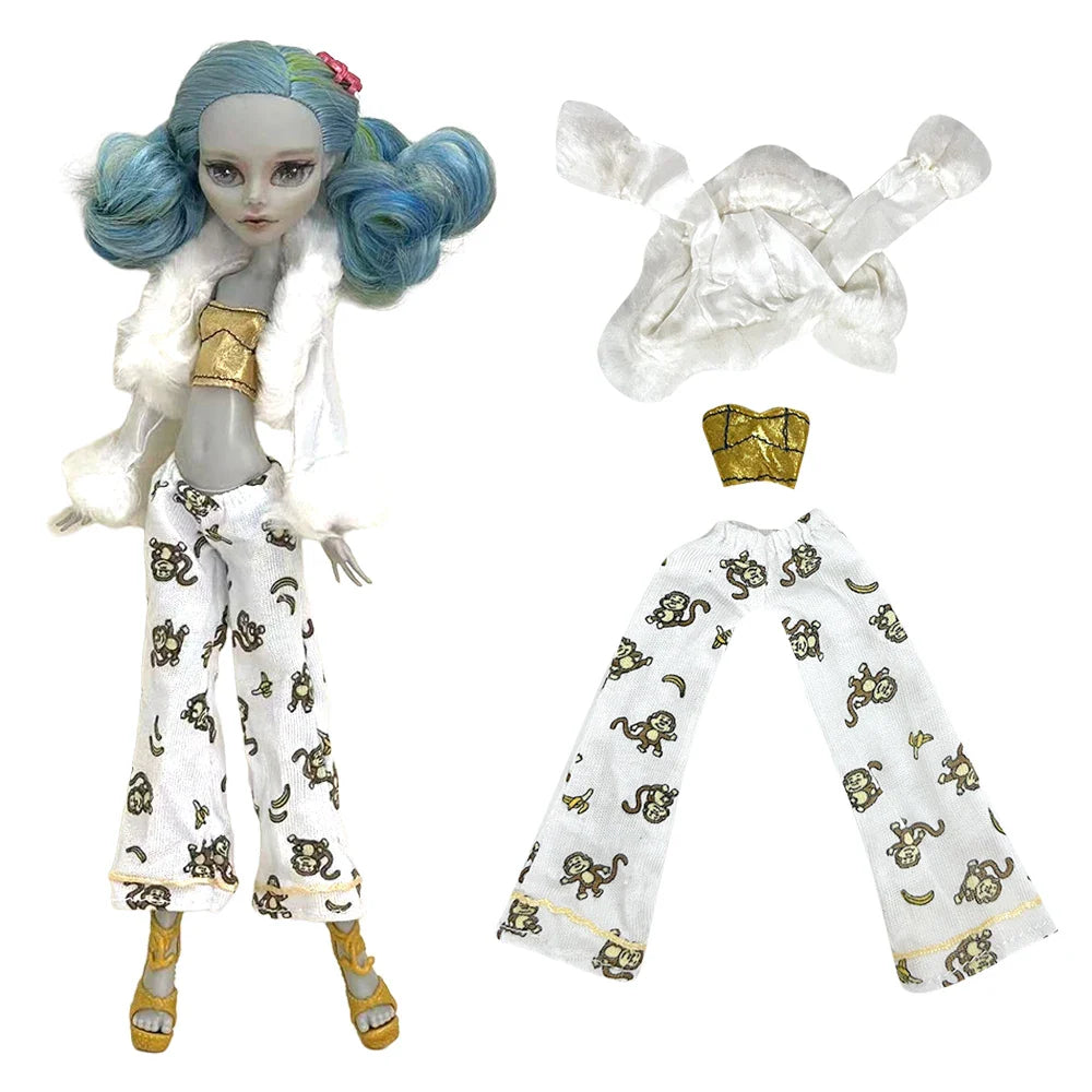 11-Inch Doll Clothes for 1/6 Dolls – Casual Dress & Fashion Outfits for 27 CM Girls' Dolls, DIY Toy Clothing