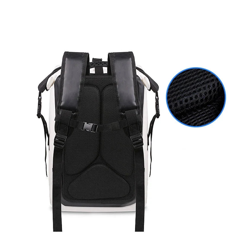 30L Waterproof Drift Bag – Swimming Backpack for River Trekking, Diving, Rafting, Canoeing & Kayaking, Wet/Dry PVC Camping Bag