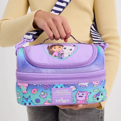 New Australia Smiggle Gabby Schoolbag Set – Girls Shoulder Backpack with Meal Bag, 14-Inch, Perfect Semester Gift