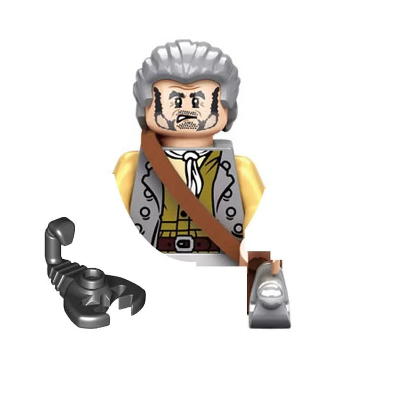 Locking Alien Action Figure — Prometheus Ice Monster Robot Building Blocks Toy, Educational Gift for Children