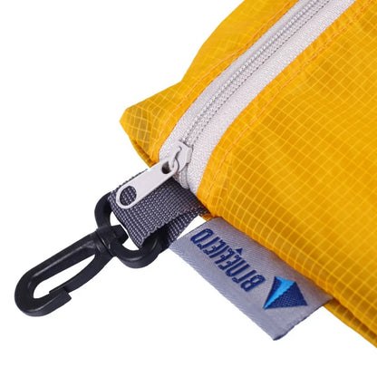 Waterproof Nylon-Silicon Hook Pouch — Portable Zipper Organizer for Camping, Hiking & Travel Storage