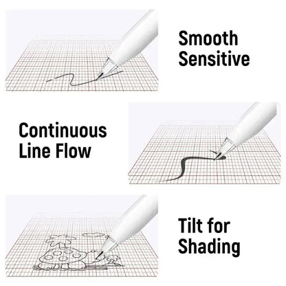4X Replacement Tips for Apple Pencil 1 & 2 | Soft Silicone Protective Nibs for Touch Screen Stylus