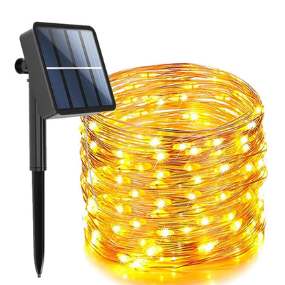 Solar LED String Lights - Waterproof Outdoor Garden, Patio & Christmas Decor