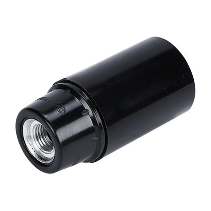 Black E27 Bakelite Lamp Holder - Self-Locking LED Light Bulb Socket with 4A 250V Rating
