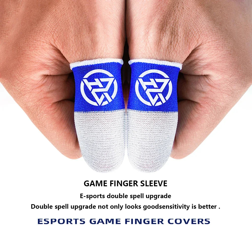 1-20 Pairs Mobile Gaming Finger Sleeves – Breathable, Sweatproof, Anti-Slip Thumb Gloves for Touchscreen Controllers, PUBG Game Finger Covers