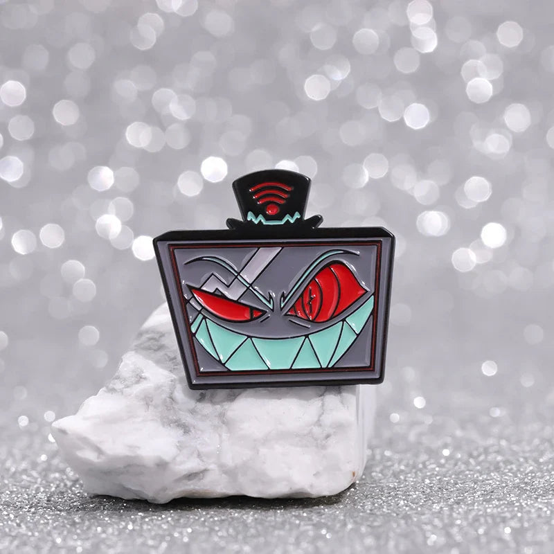 Cartoon Anime Character Enamel Pins – Cute Little Monk Brooches Lapel Badges, Funny Jewelry Gift for Friends