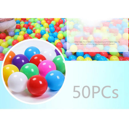 50/100PCS Eco-Friendly Soft Water Balls – 5.5cm Ocean Wave Pool Stress Balls for Kids Outdoor Play & Ball Pit Fun