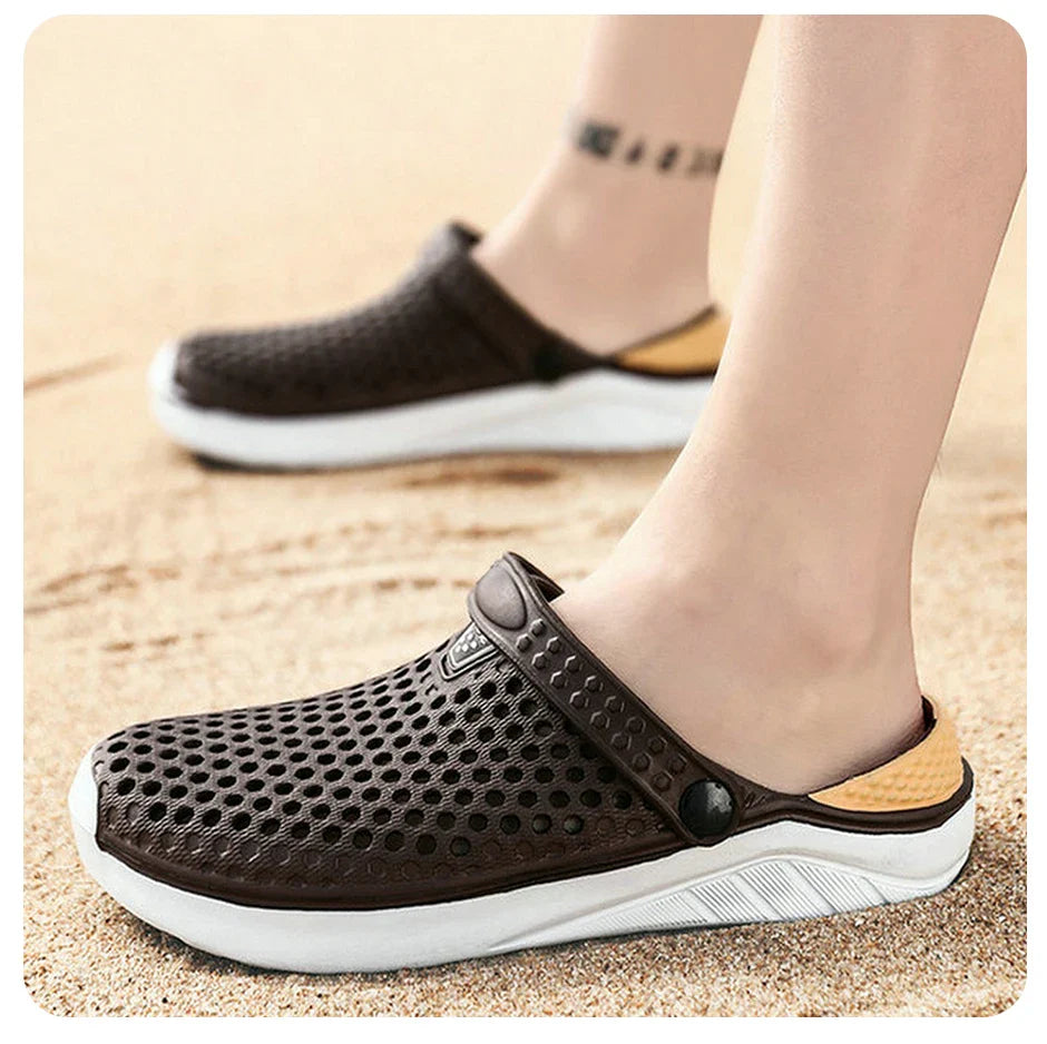 Unisex Beach Sandals – Lightweight Anti-Slip Thick Sole Slippers & Summer Flip-Flops for Men and Women