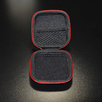 KZ Earphone Case – Portable EVA Zipper Headset Storage Box with Logo, Square Compression Organizer for Headphones