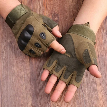 Tactical Motorcycle Gloves for Men & Women – Knuckle Protection, Full Finger Hunting, Shooting, & Cycling Bike Gloves