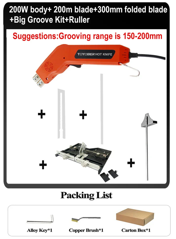 Electric Foam Cutter Hot Knife – Polystyrene, Styrofoam, Fabric, and Rope Cutting Tool for DIY Projects