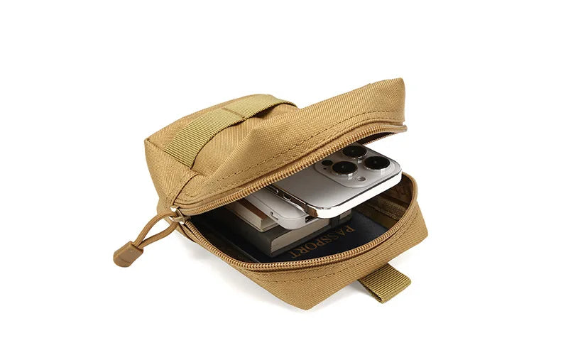 Outdoor Molle Waist Bag – Utility EDC Tool Pouch, Phone Holder for Hiking, Camping & Hunting