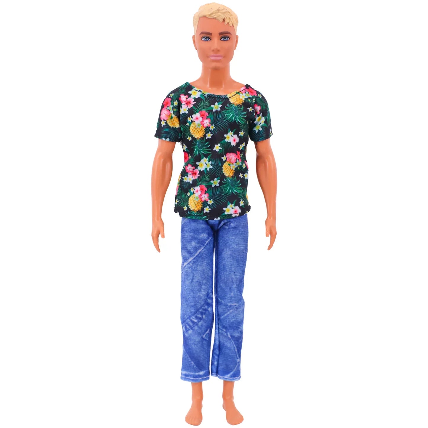 1/6 Boyfriend Doll Clothes Set — High-Quality Sparkling Top & Pants with Wool Hat for Ken Dolls
