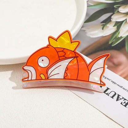 Koi Fish King Hair Claw Clip - Cute Decorative Hair Accessory for Daily Wear and Cosplay