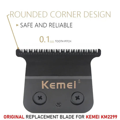 Original Replacement Blade for Kemei KM-2299 Clipper - Professional Hair Trimmer Cutting Knife Head, Parts & Accessories