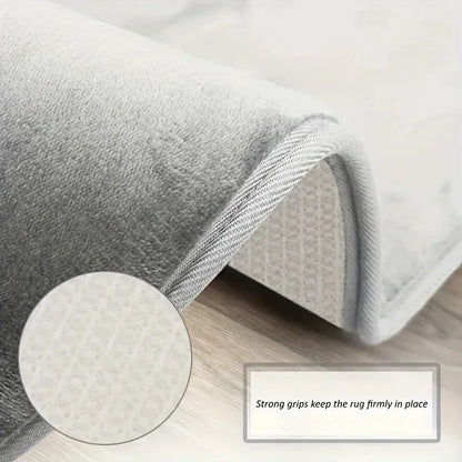 3PC Waterproof Non-Slip Sponge Bathroom Carpet Set - Washable Home Decor