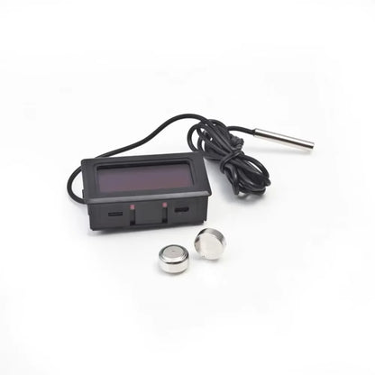 Digital Aquarium Thermometer with Probe – Suction Cup Water Temperature Gauge for Fish Tanks, Celsius (℃) Display
