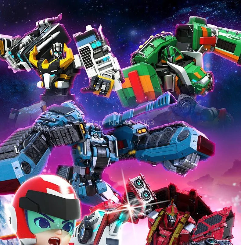 Galaxy Detectives Tobot Transformation Toy – Car to Robot Anime Figure, Korea Cartoon Deformation Tank Gift