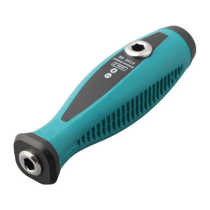 Multi-Purpose Screwdriver Bit Handle with 4mm, 5mm & 6.35mm Hex Adapter