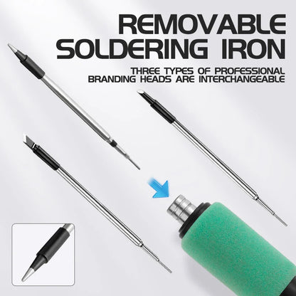 15W USB Soldering Iron — Portable Wireless Electric Soldering Tool with Type-C
