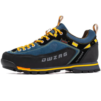 Men's Waterproof Hiking Shoes - Anti-Collision Climbing Shoes, Fashion Outdoor Casual Lace-Up Sneakers