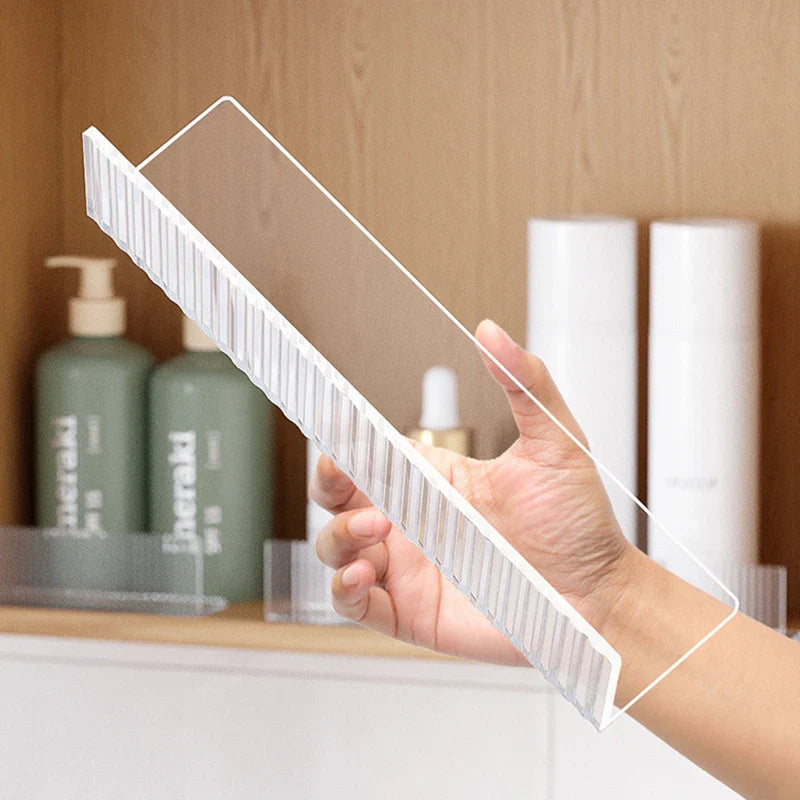 Self-Adhesive Acrylic Wall Mounted Display Shelf — Transparent Figure & Toy Storage Rack Holder