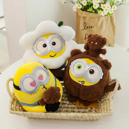 25cm Minions Plush Toy — Cute Bob & Stuart Soft Dolls, Movie Character Stuffed Toys, Christmas & Birthday Gifts for Kids