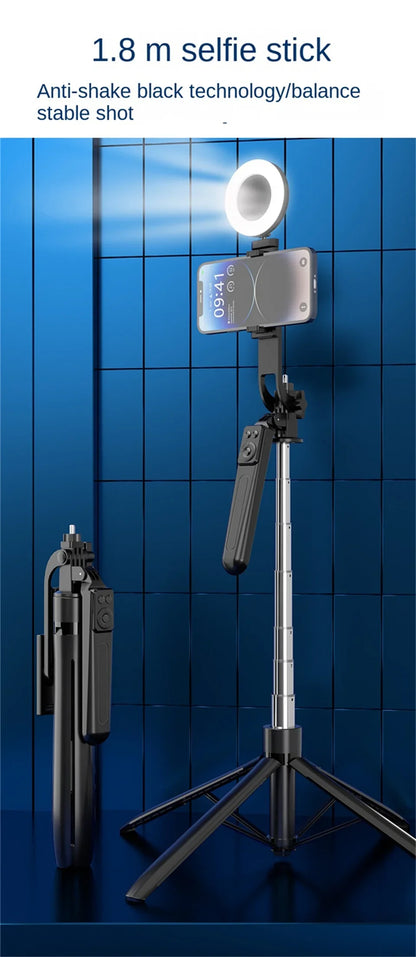 COOL DIER Smartphone Tripod – Bluetooth Shutter Selfie Stick Stand with Wireless Phone Holder