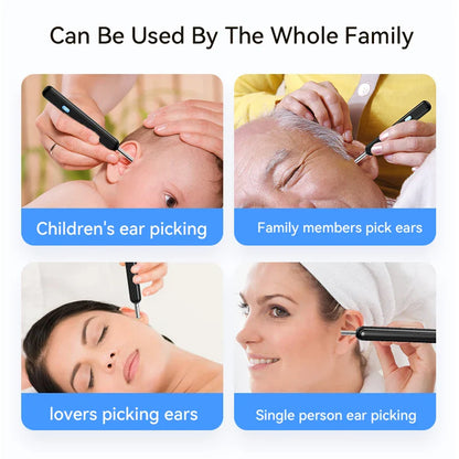 Wireless Ear Wax Cleaner with Camera – Safe Earwax Removal Endoscope with LED Light, Ear Cleaning Tool for Ear Care