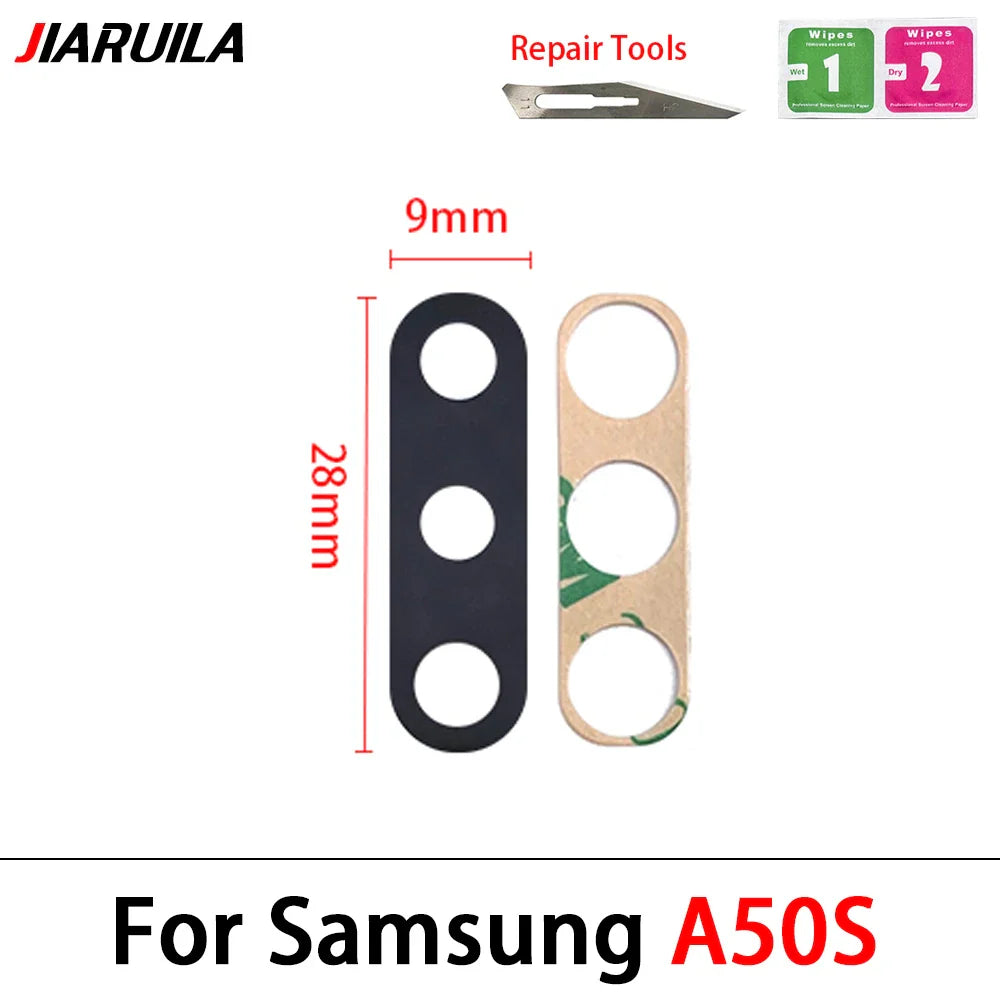 Rear Camera Glass Lens Replacement with Adhesive for Samsung M Series & A Series (M51, A10s, A20s, A12, A50s, A51, A71, M21, M31s)