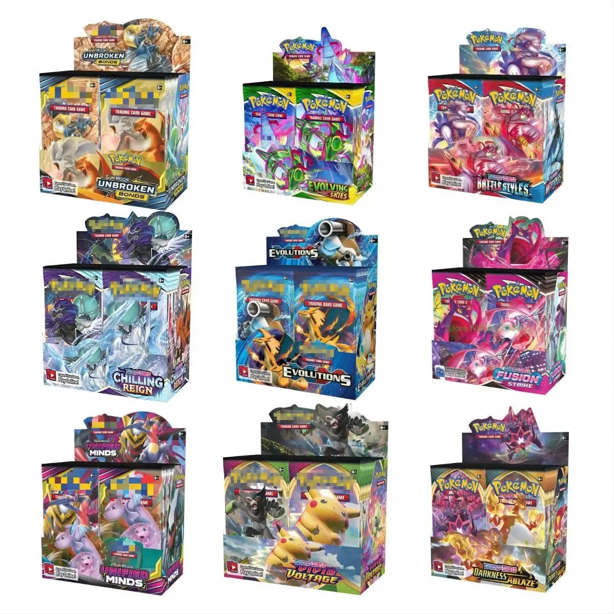 Pokémon Scarlet & Violet 151 Trading Card Set – 324/360pcs English Booster Battle Cards