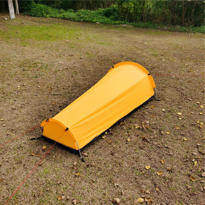 Lightweight Backpacking Tent – Outdoor Camping Sleeping Bag Tent for Single Person Use