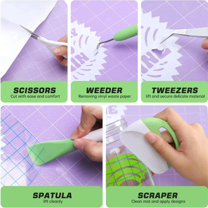 Vinyl Weeding Tool Kit – Basic Cricut, Silhouette, Siser & Oracal Craft Tools