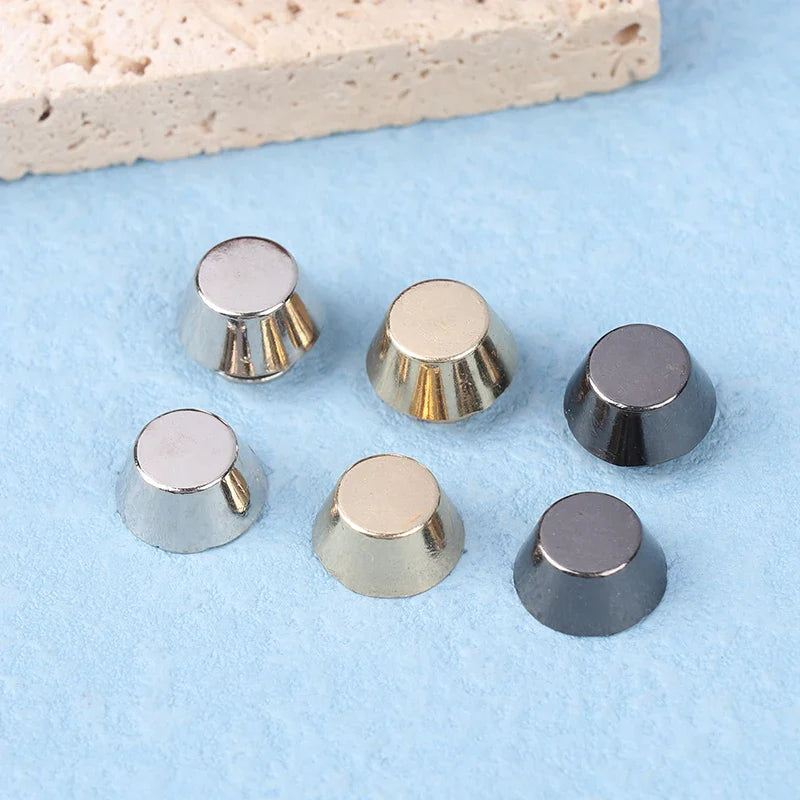 10 Sets Metal Bag Bottom Rivets – DIY Leather Stud Feet Studs for Bag Wear Protection, Strap & Belt Accessories Hardware Kit