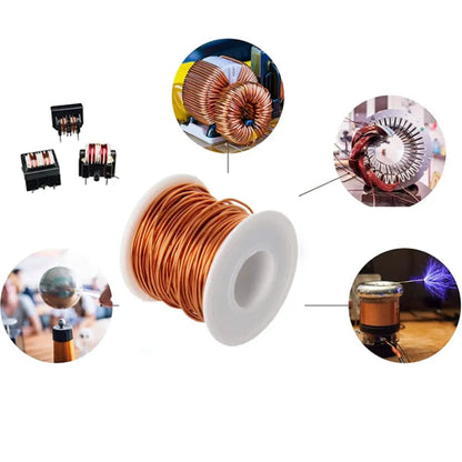 1-3 Rolls Copper Lacquer Wire | Magnet Wire Enameled Copper | Winding Wire Coil | Cable Copper Wire