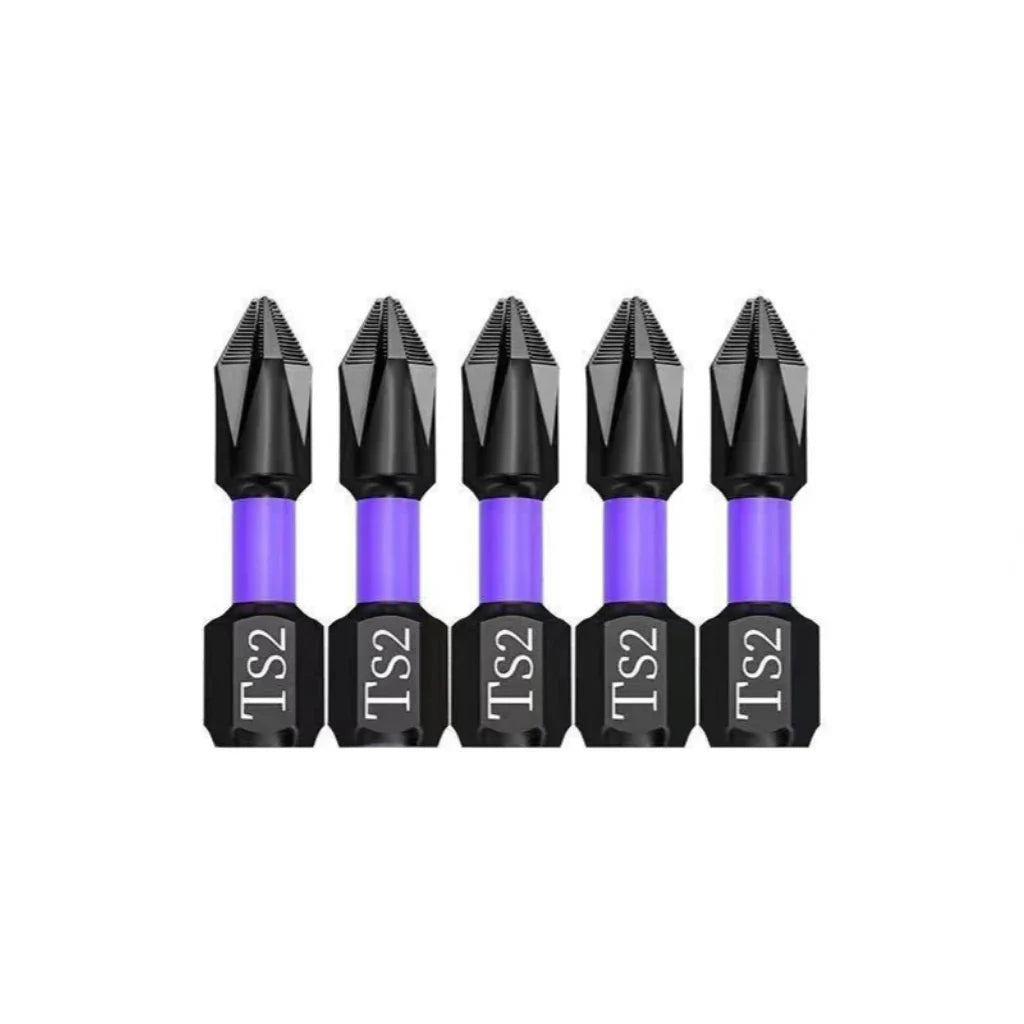 5–60PCS PH2 Magnetic Impact Driver Bit Set – Alloy Steel Cross Screwdriver Bits for Drill & Screw Driving Non-Slip Tool Kit