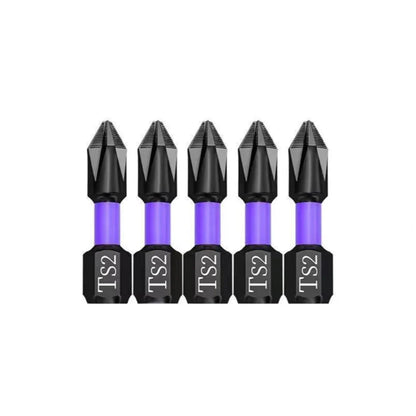 5–60PCS PH2 Magnetic Impact Driver Bit Set – Alloy Steel Cross Screwdriver Bits for Drill & Screw Driving Non-Slip Tool Kit