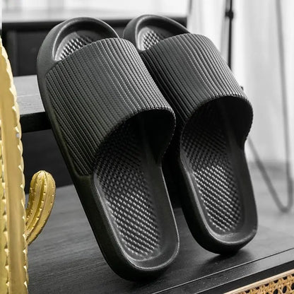 Women’s Thick Platform EVA Slippers – Soft Sole Non-Slip Indoor Bathroom Slides & Summer Fashion Sandals 2024