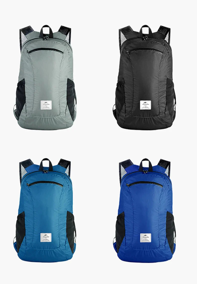 Naturehike 18L Hiking Backpack - Ultralight, Foldable, Waterproof Travel Bag for Men & Women, Outdoor Camping Small Backpack
