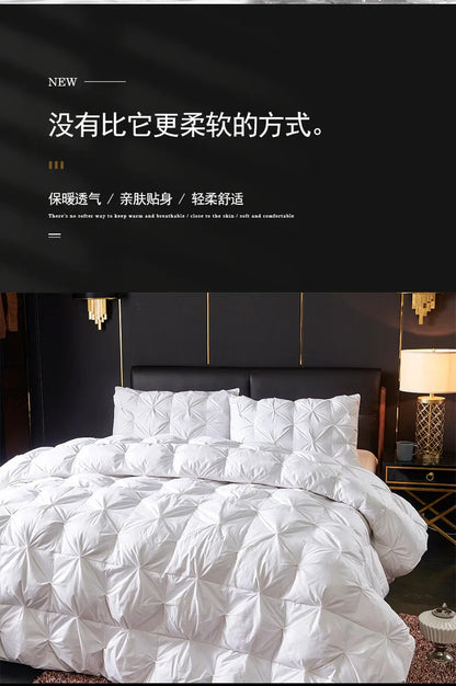 Goose Down Soft Duvet – Luxury Bedding Comforter, King, Queen & Twin Size, Super Warm Bread Shape Quilt