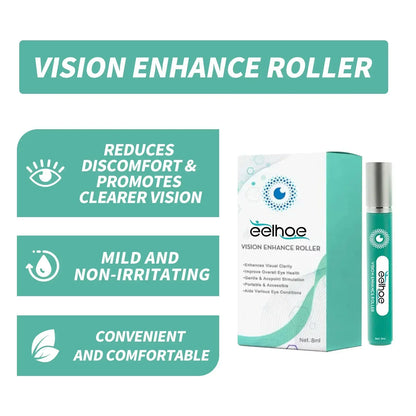 Vision Enhance Roller – Clearer Eyesight, Mild Relaxation Massage for Eye Fatigue, Dryness & Discomfort Relief