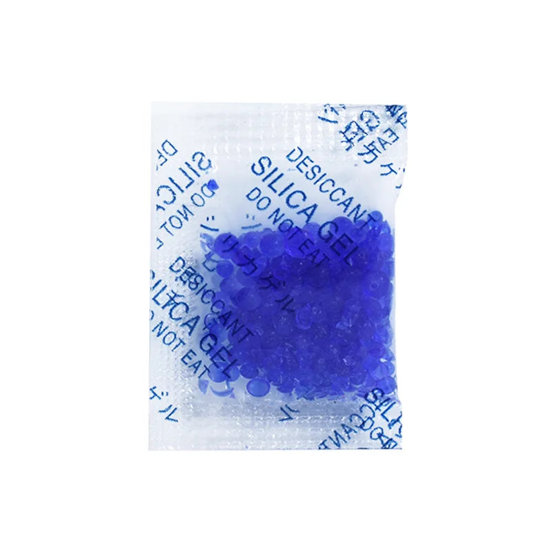 Blue Silica Gel Desiccant Sachets — 1g/5g, 10/20/50/100 Bags Moisture Absorber for Kitchen & Storage