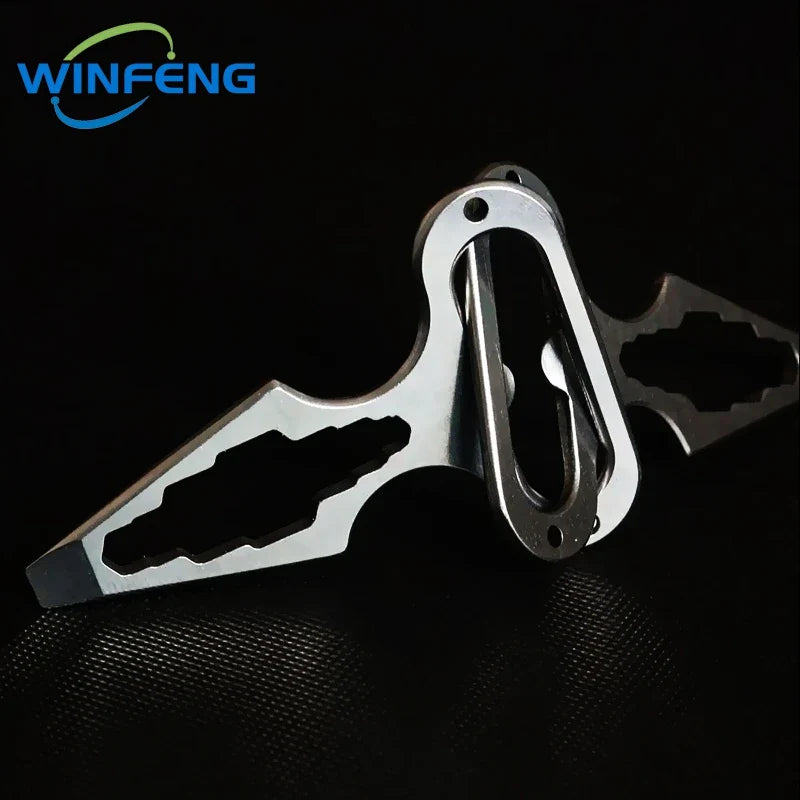 EDC Self-Defense Keychain Tool - Outdoor Survival Stinger with Bottle Opener & Wrench for Men & Women