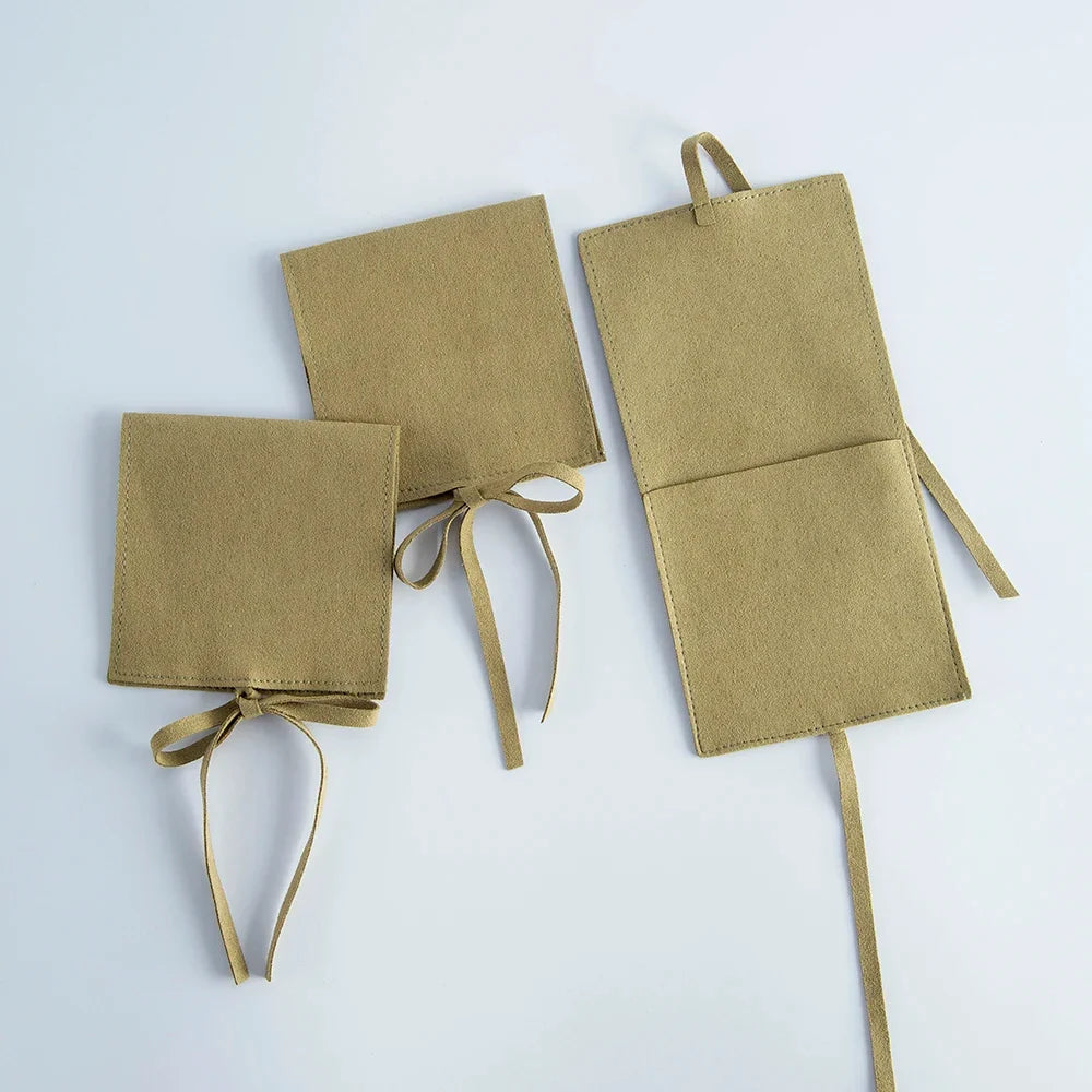 10PCS Velvet Jewelry Gift Pouches - Elegant Wedding Favor Bags & Microfiber Cosmetic Storage Bags