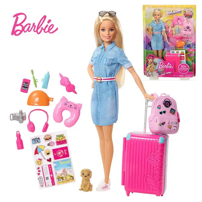 Original Barbie Baby Care Teacher Cart Playset – Princess House Role Play Toy Gift for Girls